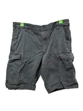 Carhartt Mens Green Cargo Shorts With Multiple Pockets Belt Loops Sz 36  Durable
